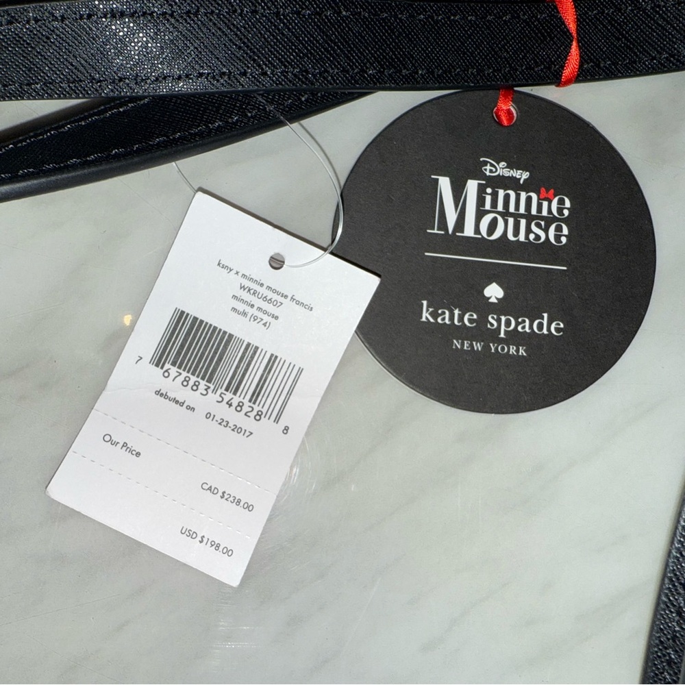 Kate Spade Cream and Black Minnie Mouse Tote NWT - Picture 2 of 5